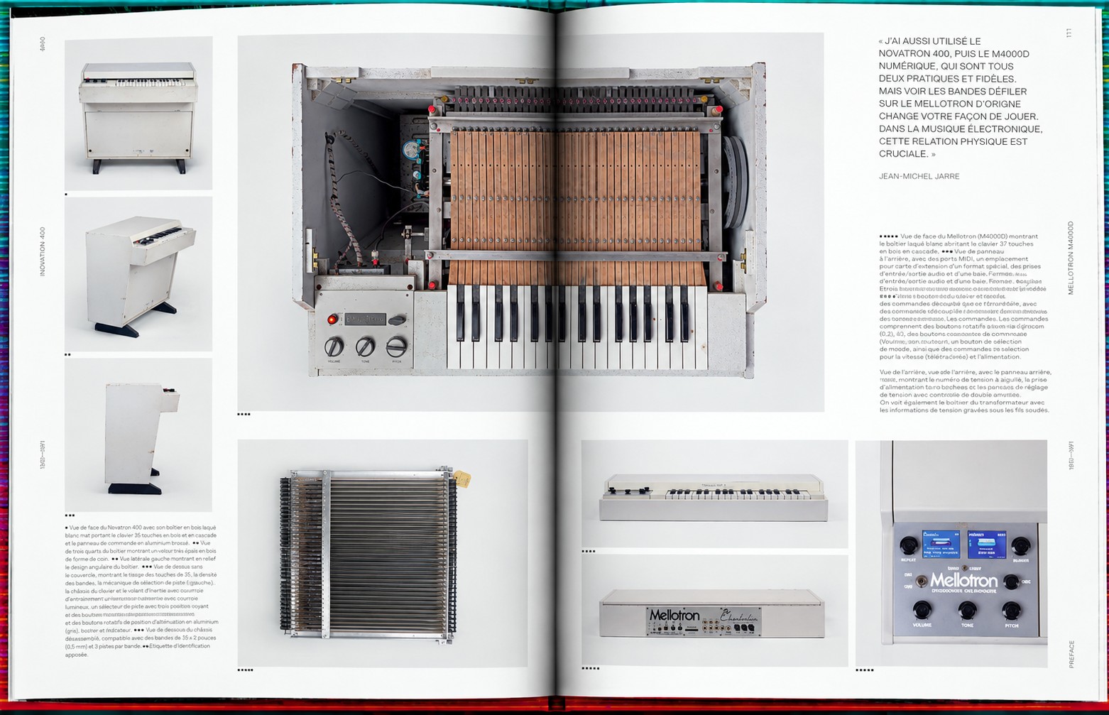LE 111  NOVATRON 400, LE M4000D NUMÉRIQUE, LE MELLOTRON D'ORIGINE 